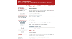 Desktop Screenshot of esl-lesson-plan.com