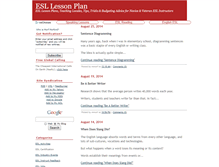 Tablet Screenshot of esl-lesson-plan.com